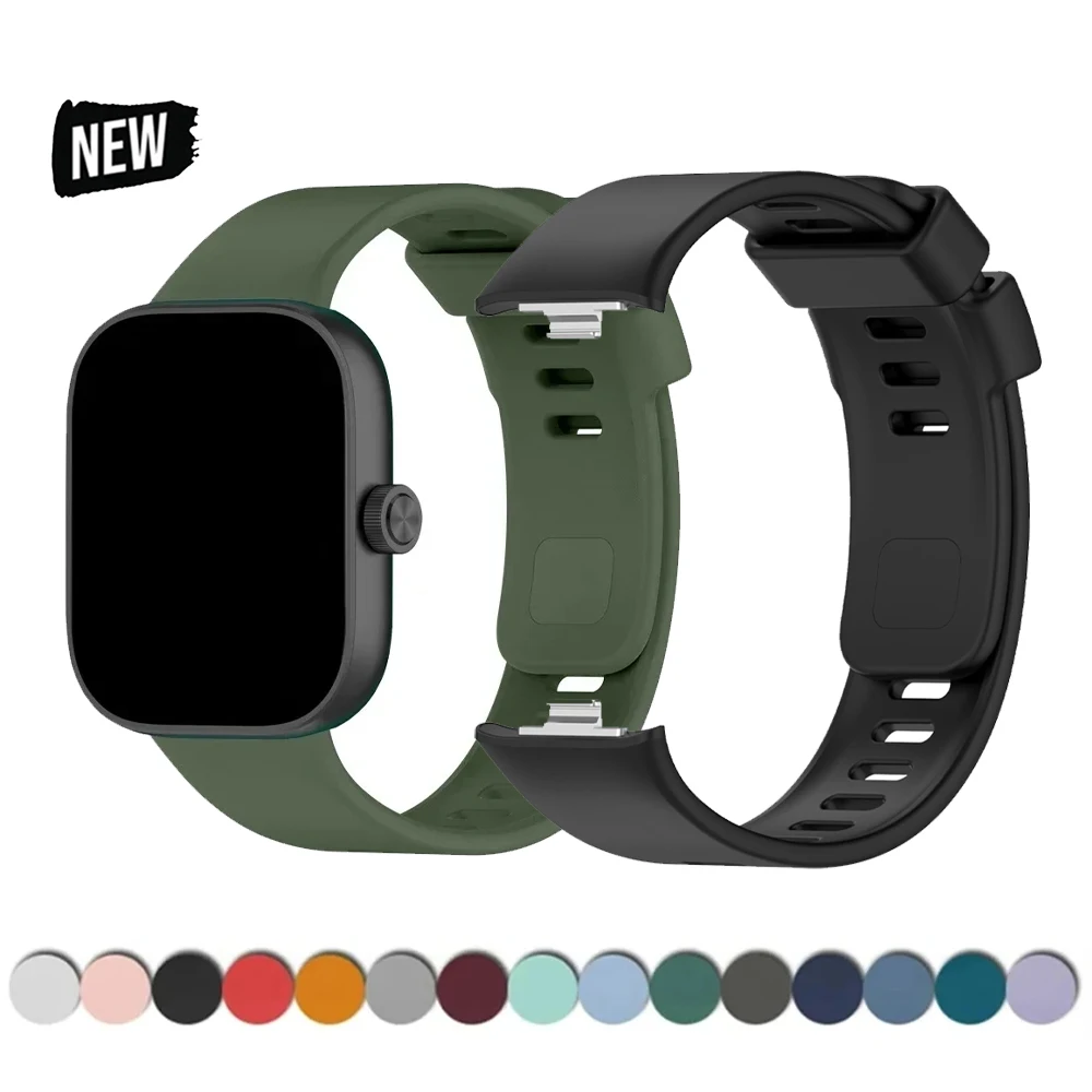 Silikonarmband für Redmi Watch 6 5 4 Smartwatch Ersatzarmband Correa für Xiaomi Mi Band 8Pro 9 Pro Armband Zubehör