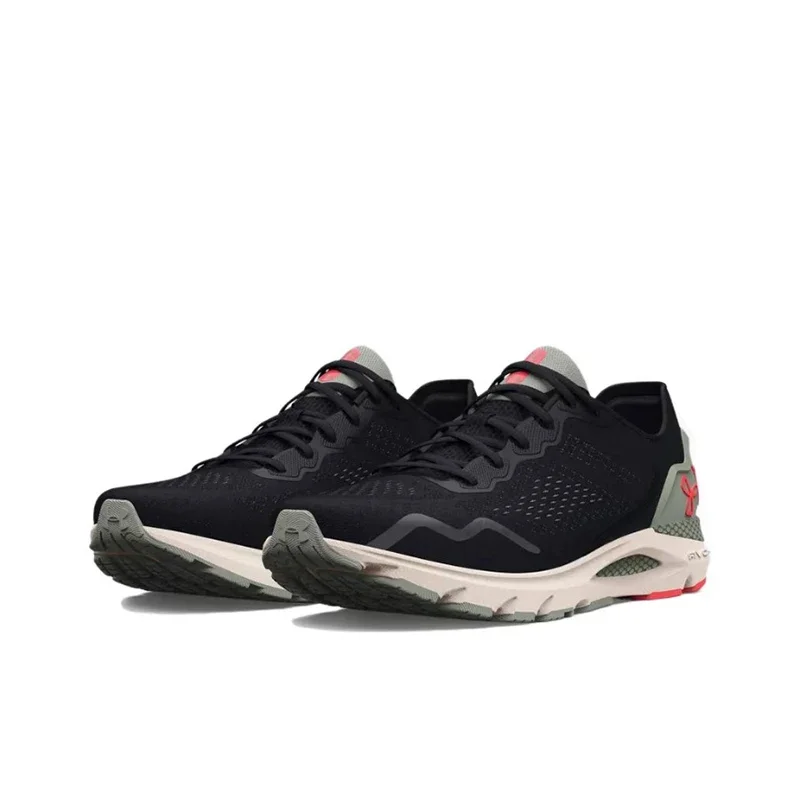 Under Armour HOVR Sonic 6 Men's Black Low-Top Running Shoes – Stylish, Versatile, Cushioned & Snug-Fitting Design 3026121-005