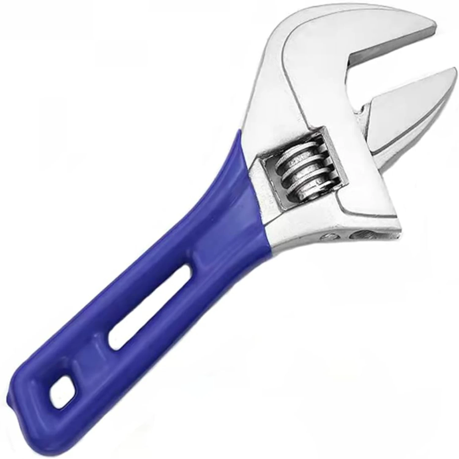 

Heavy Duty Premium 6-Inch Adjustable Wrench with Wide Jaw Opening Spanner and Metric Scale - Carbon Steel
