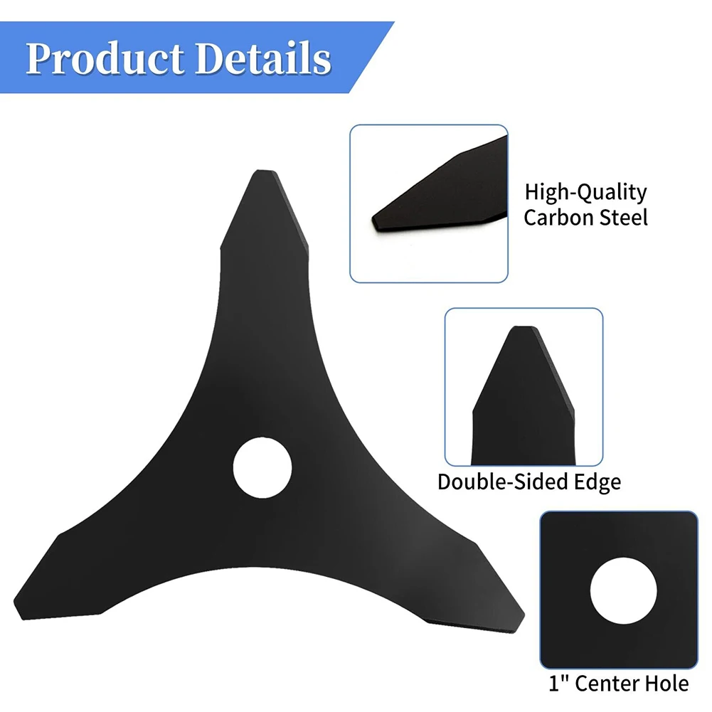 Imagem -02 - Lâmina de Aço para Comedor de Grama 10 Polegadas x Dentes para Ego Echo Aparador de Cordas Acessórios para Ferramentas de Jardim Peças
