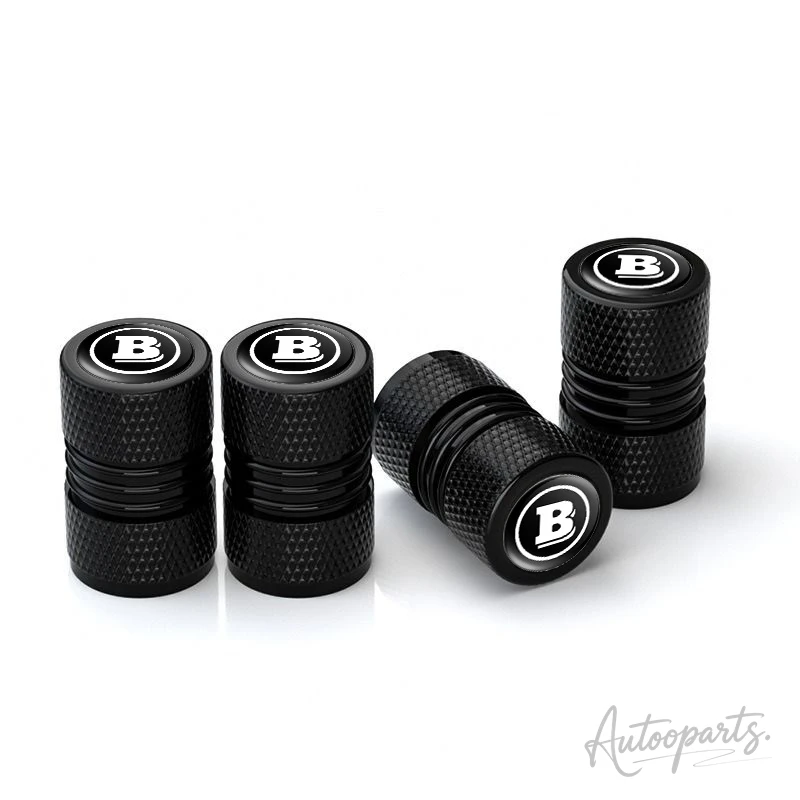 Capa de Válvula de Pneu de Carro/Chaveiro para Brabus Smart A B C E ML CL CLA GLC GLE GLS G V VITO G63 Acessório