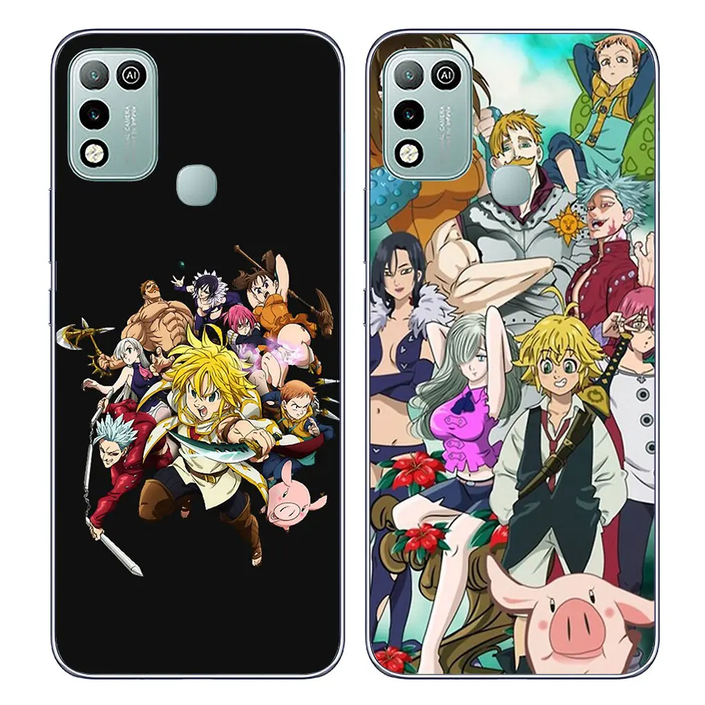 Cartoon Seven Deadly Sins Meliodas Phone Cover Case for Motorola Moto G13 G14 G53 G54 G62 G72 G82 G84 E13 E20 G42 G32 G23 G22