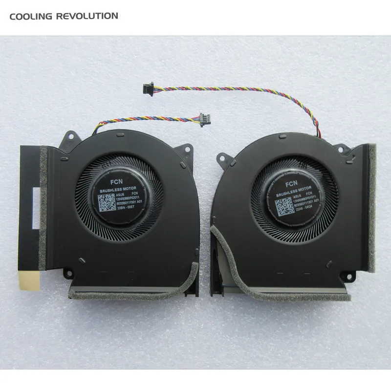 New Original Laptop CPU Cooling Fan For ASUS ROG Strix 2022 G15 G513R G17 G713R FPPM FPPL