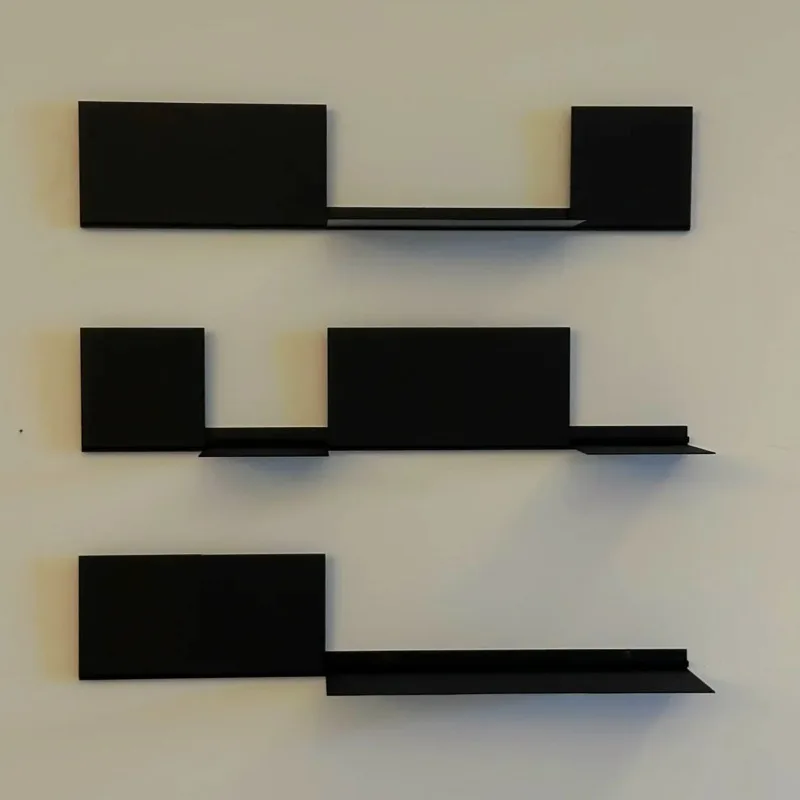 Minimalist Wall Foldable Magazine Rack Home Floating Organizer Modern Wall Decor for Living Room