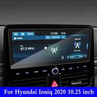 For Hyundai Ioniq 2020 10.25 Inch Radio GPS Navigation Tempered Glass Screen Protector Film Car Interior Sticker  Scratch proof