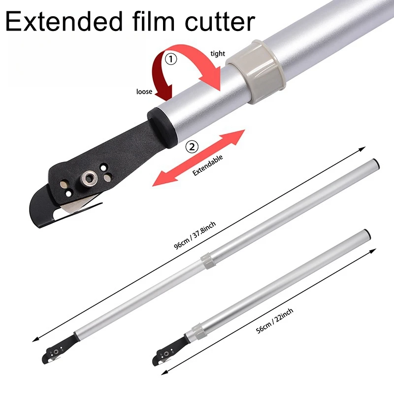 

Car film tool knife car coat cutting film knife color change film extended telescopic pole cutting film knife long art knife