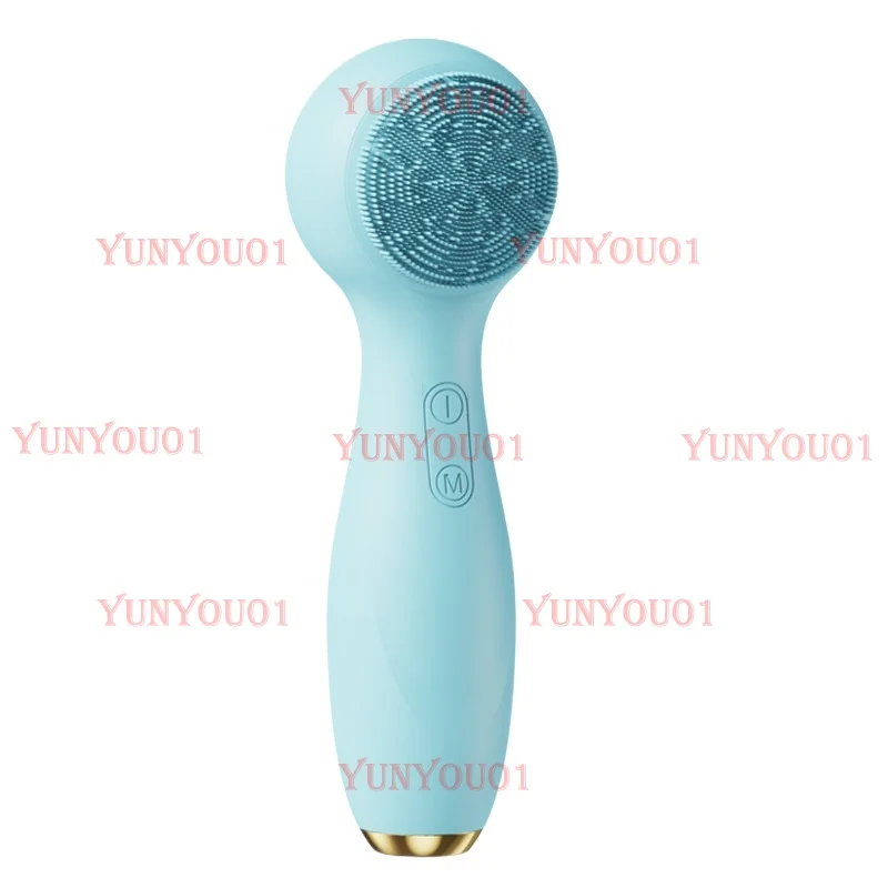 Limpador facial de silicone elétrico à prova d'água escova de lavagem facial importador mini limpador de instrumento de beleza ultrassônico à prova d'