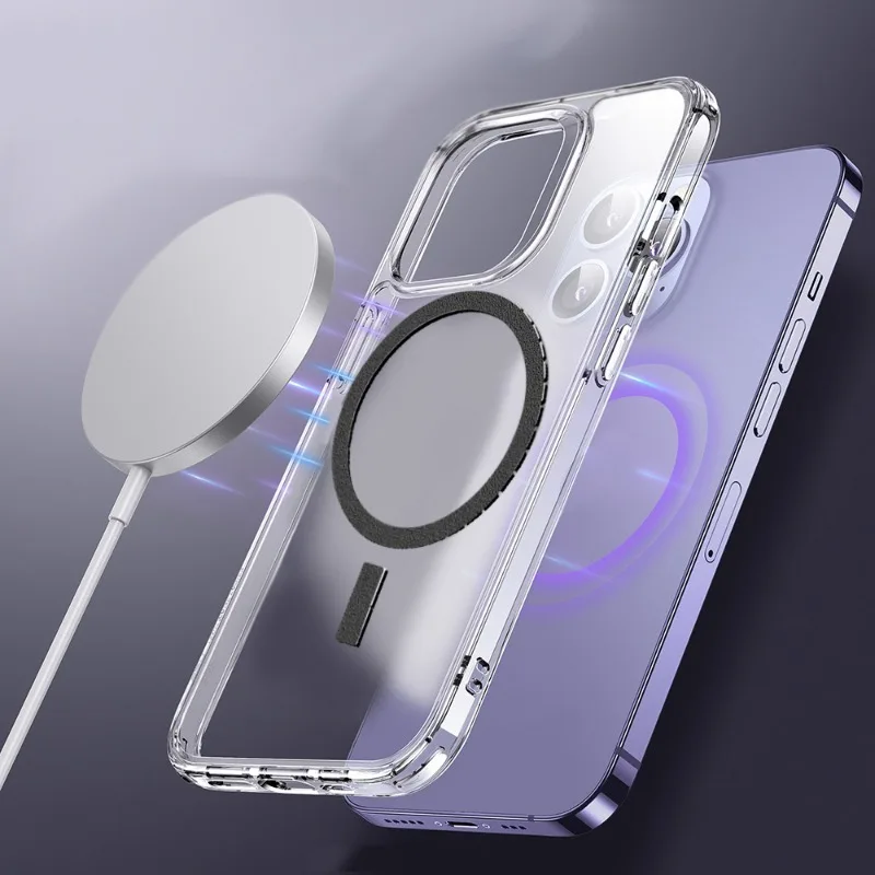 1/10/20 SZT. Mocny Magnetyczny Pierścień do Bezprzewodowego Ładowania, Magnetyczna Naklejka w Kształcie Okręgu, Metalowa Płytka Magnetyczna do Magsafe iPhone 17 16 15 — zdjęcie produktu 3