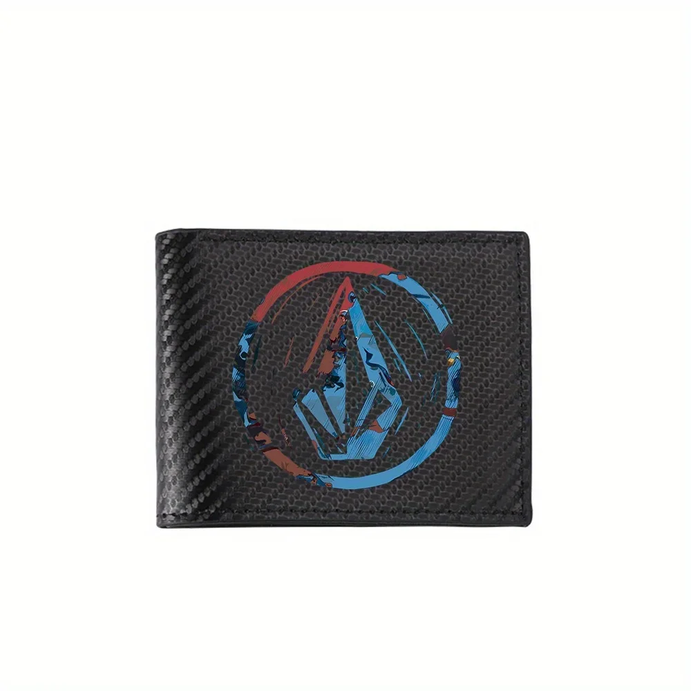 Abstract figures and shapes design Men's Wallets Simple Business Modern Stylish Printing Design Gifts For Father Boyfriend Chris