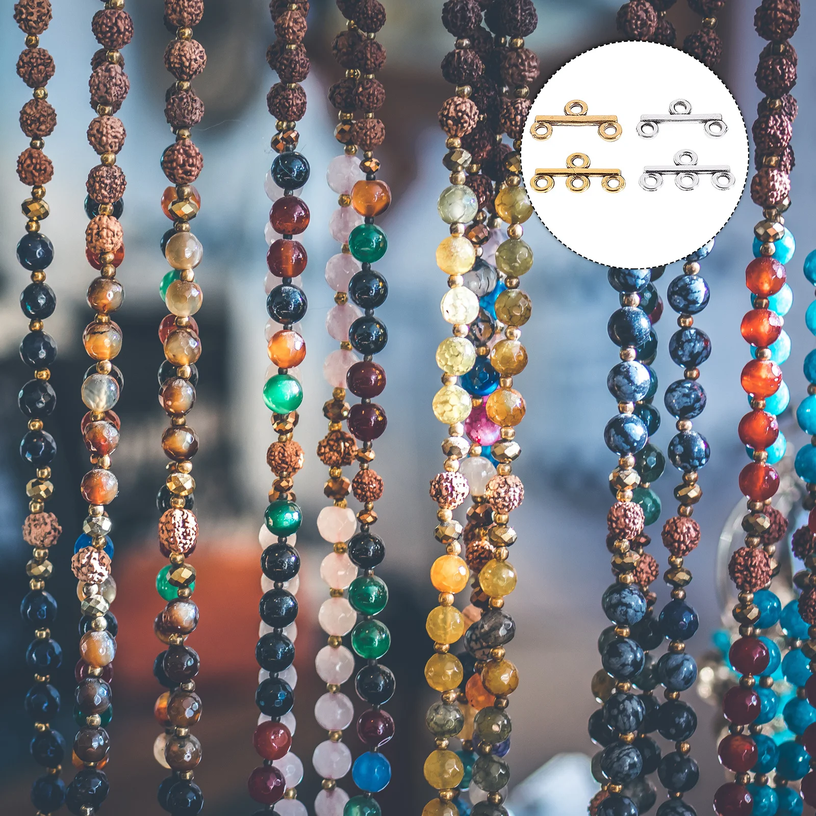 

40 шт., DIY ожерелье, браслет, застежки из сплава, застежки для изготовления ювелирных изделий, прочные профессиональные разъемы для цепочек для творческого ремесла