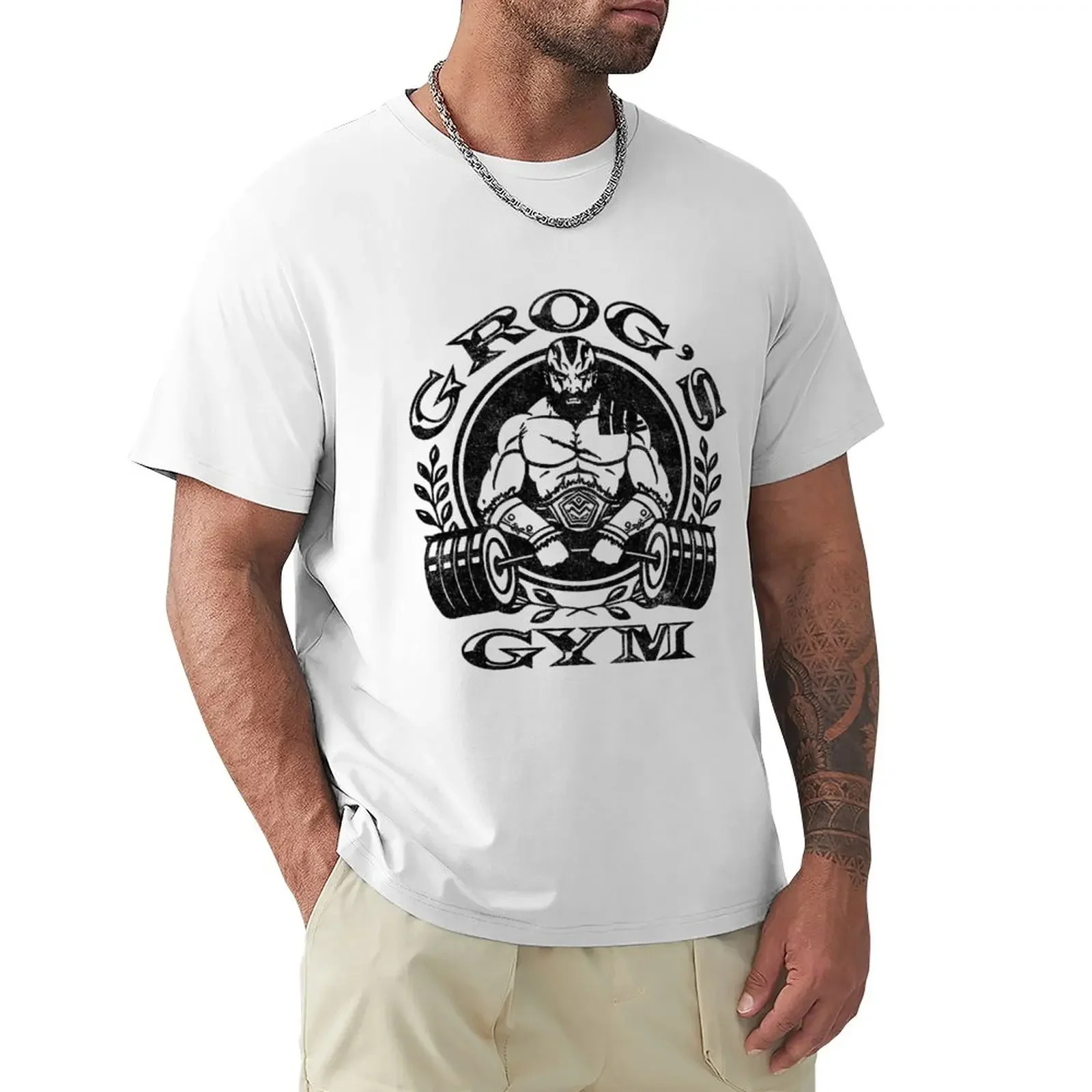 

Grogs Gym T-Shirt customizeds plus size tops black t-shirts for men