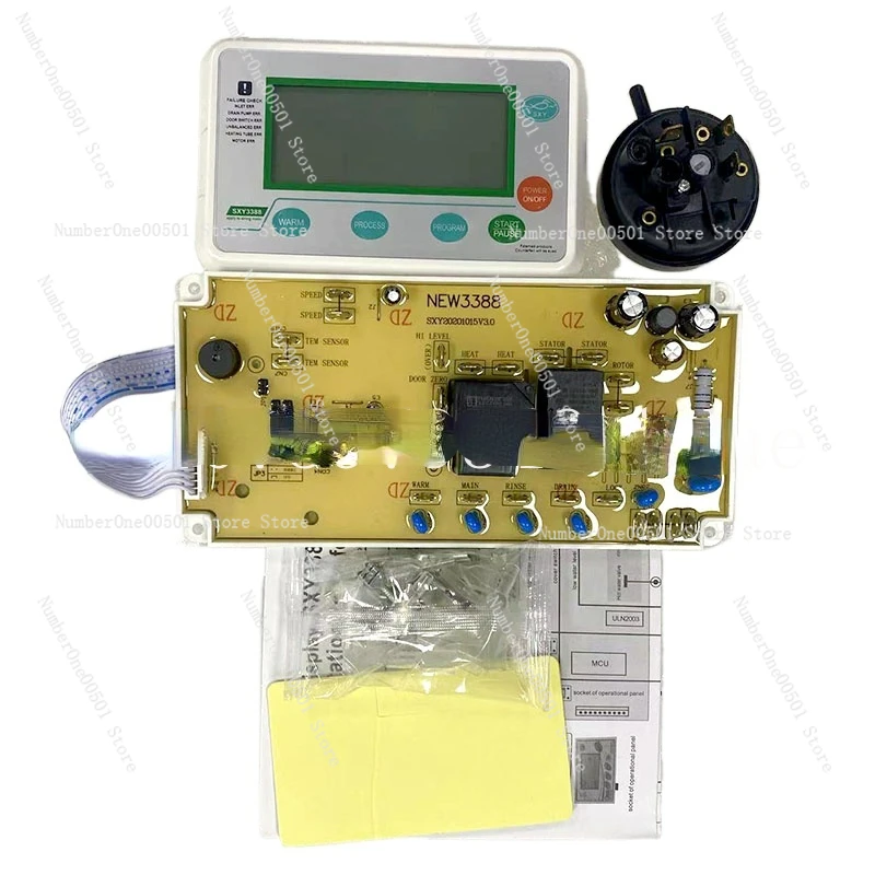 Universal Conversion Computer Board for Drum Washing Machine Spare Parts Sxy3388 under String Excitation Mode