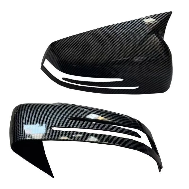For car different  Mercedes Benz models Replacement carbon Black Side Rearview Mirror Cover Caps Shell Carbon fiber shell