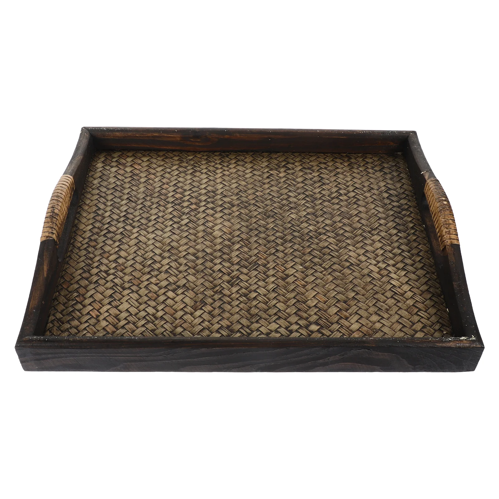 

Wooden Pallet Tray for Coffee Station Large Serving Food Southeast Asia Rectangular Tea