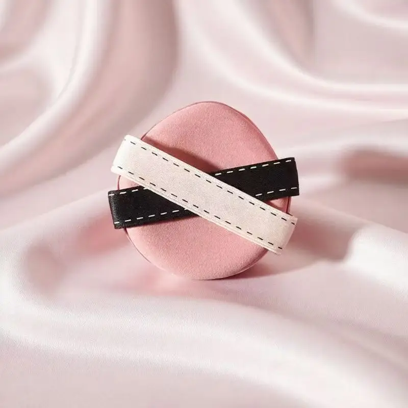 نفخة مسحوق جافة ورطبة مزدوجة الشريط، نفخة مسحوق وسادة فائقة النعومة، كونسيلر إسفنجة مكياج