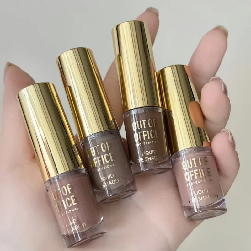 OUTOFOFFICE ooo sombra de ojos líquida fina brillo mate lentejuelas sombra de ojos fuera del maquillaje de oficina marca Original cosméticos reales