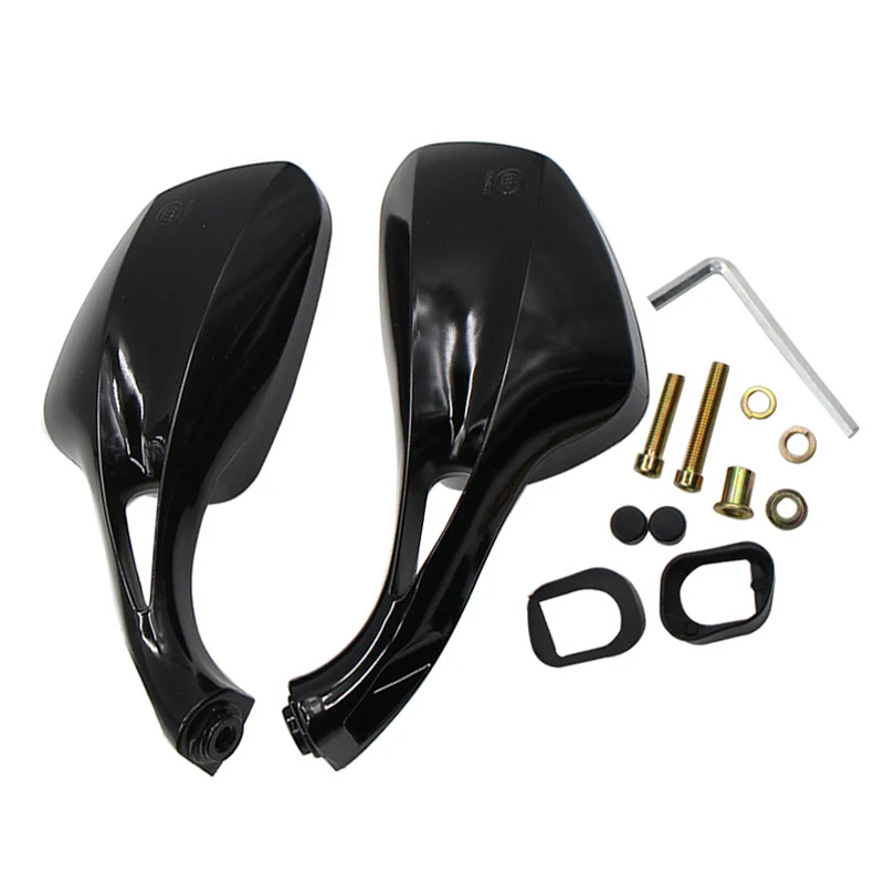 Motorcycle Side Mirrors for Kymco Haojue Jonway SYM Honda Suzuki for GY6125 WH100T JOG50 ZY100T Scooter 8mm Rear View Glasses
