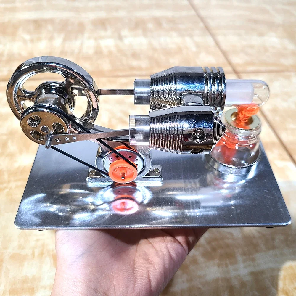 Miniature Stirling Engine Steam Engine Generator Model DIY Physics Science Toy Birthday Gift