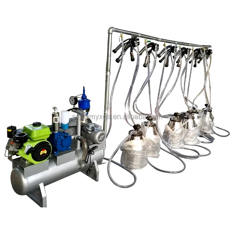 

Farm Automatic Milking Machine Vacuum Pump Livestock Milk Pail Stainless Steel Goat Sheep Cow Camel Milk Pump
