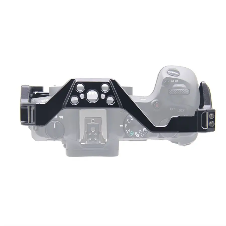 Für Canon EOS R8 DSLR Kamera Käfig Rig Top Griff Grip Kalten Schuh Montieren 3/8 "1/4" ARRI Stativ video Schutz Gehäuse Fall – Detail 8
