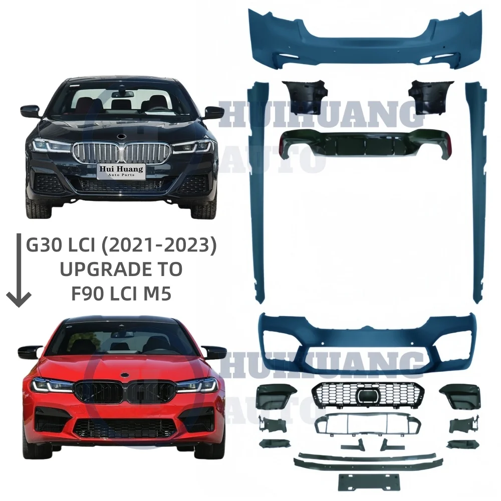 New Arrival for  5-Series G30 G38 LCI 2020-2023 Update to F90 LCI M5 M-Power Model Easy Installation Perfect 100% Fitment