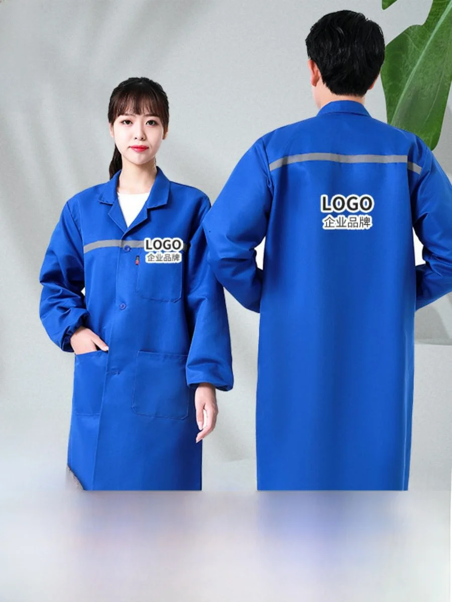 

Se Reflective Stripe Overall Workwear orm Cusizable Logo Print Mover's Protective Coat Autumn Season Men's Clothing