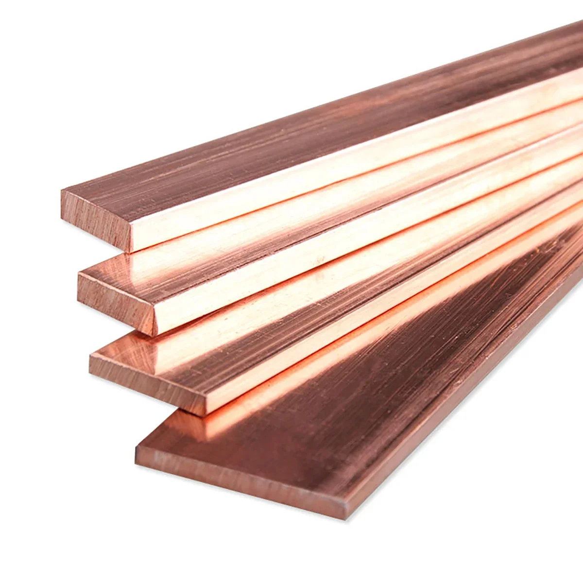 500mm High Quality T2 Red Copper Flat Bar Strip 99.95% Pure Copper Plate CNC DIY Material Thickness 3/4/5/6/8/10/12mm