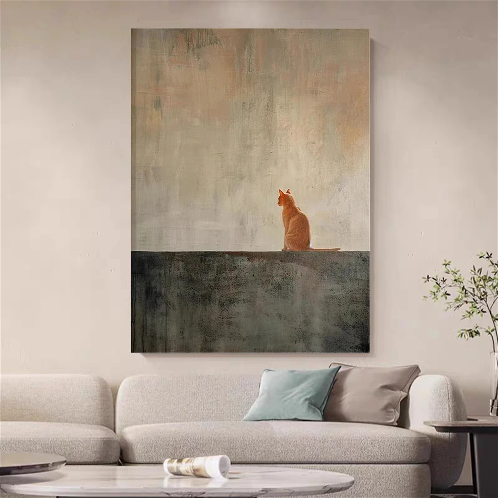 

100% Handmade Oil Painting Grey And White Thick Texture Nordic Abstract Home Decor Mural Living Room Morandi Color Wall Artwork