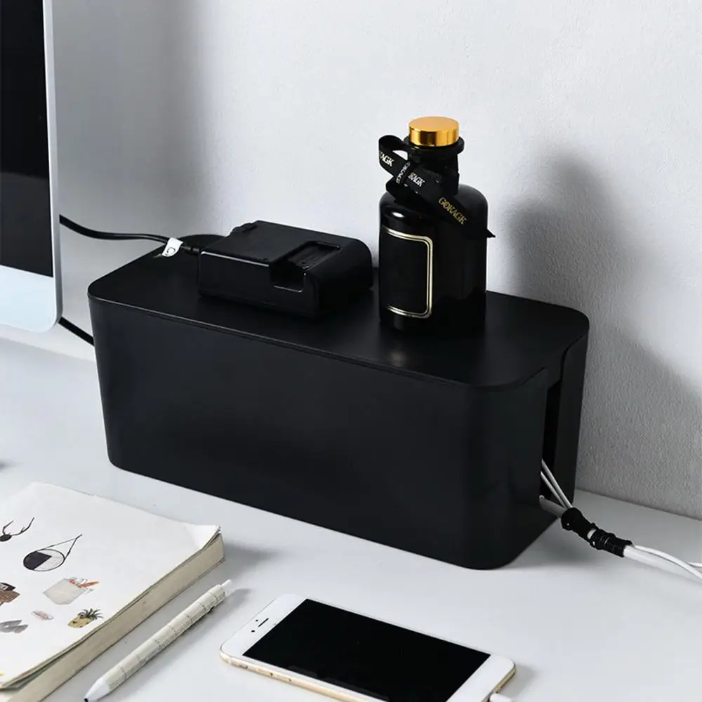 قطاع الطاقة سلك حالة كابل صندوق تخزين مكافحة الغبار شاحن المقبس المنظم شبكة خط صندوق تخزين شاحن إدارة الأسلاك