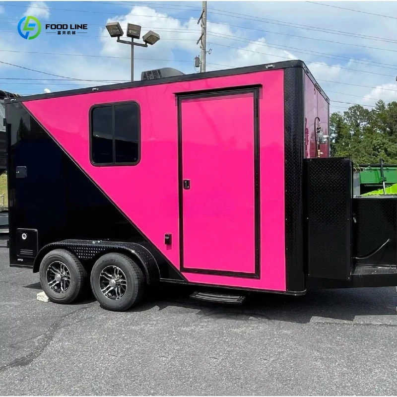 Customized New Arrivals Mobile Pet Grooming Trailer Truck Type Dog Wash Cleaning Multipurpose Trailer