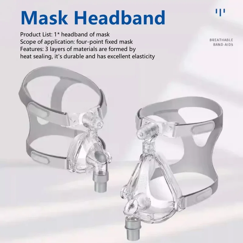 Universal CPAP Mask Headgear Strap for ResMed Philips Respironics