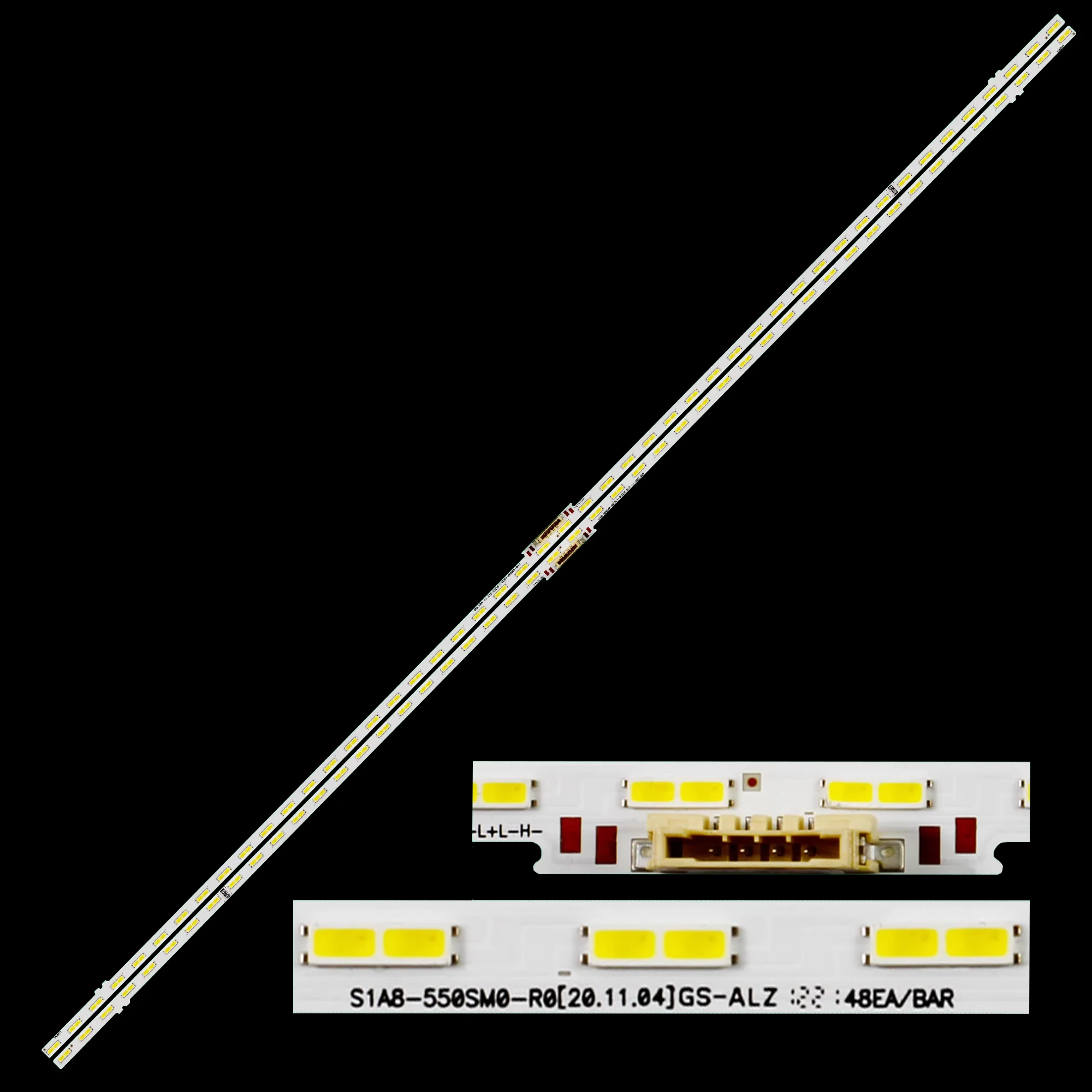 1/5/10kit BN96-52595A Strip LED Strip untuk UA55AU8000 Strip UN55AU8000 Strip 5555au8k