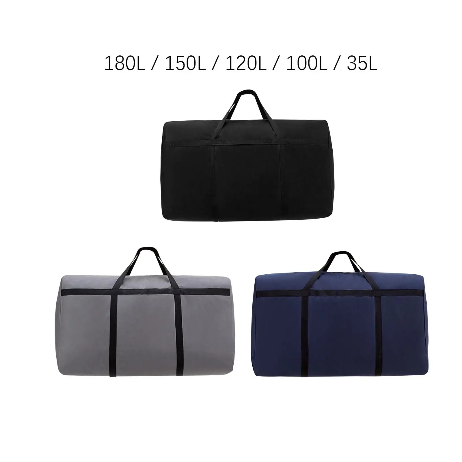 Viajando Duffle Bag Organizador, Grande Armazenamento, Weekender Bag, Overnight Bag para Closet, Bed Sheets, Cobertor, Almofadas, Bedding, Container