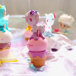 Tokidoki Unicorno Sweet Island Ice Cream DIY Figurine Kawaii Pony Figure Toys Exclusive Ornament Collection Toy Girl Gift Model