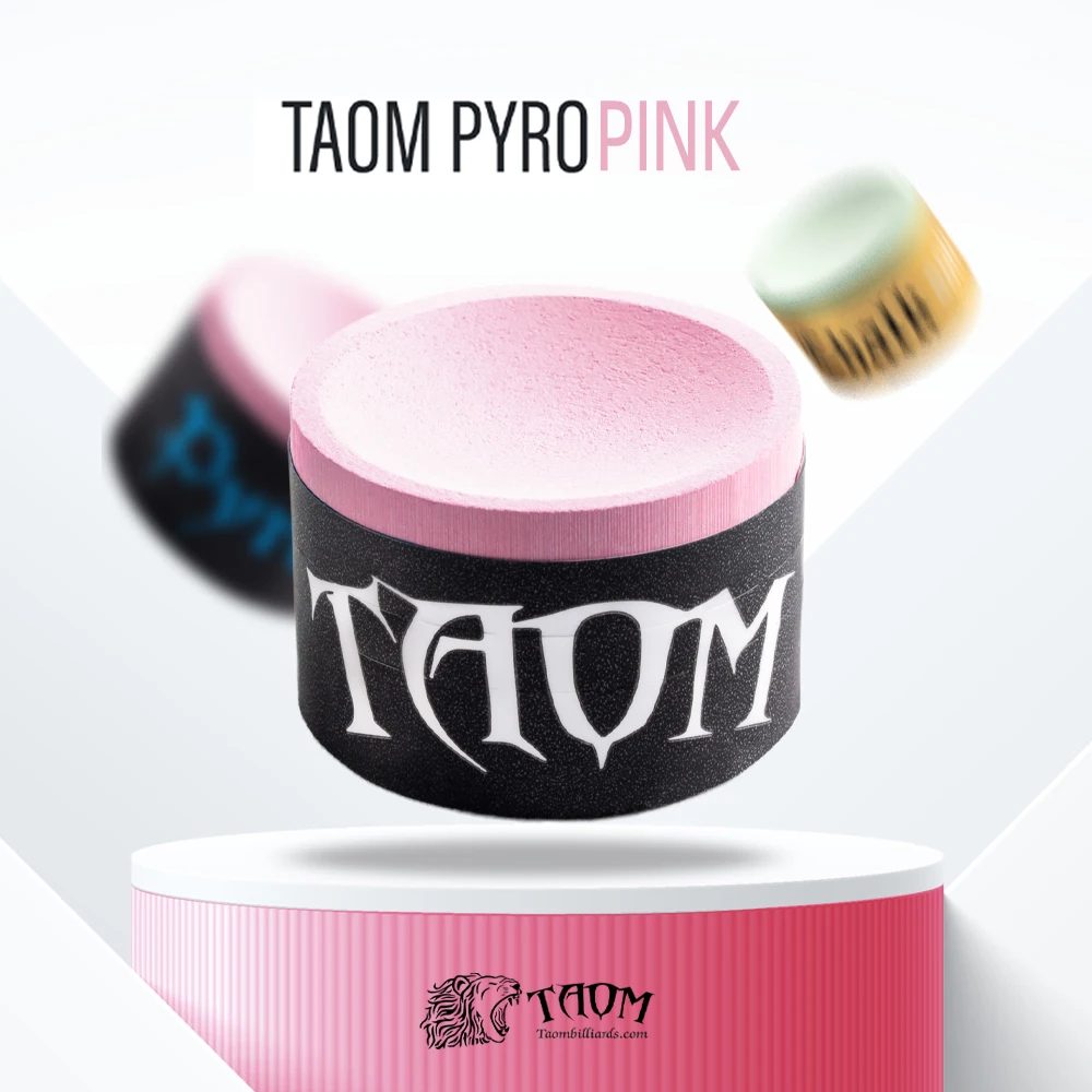 TAOM Chalk V10/Pyro/Soft Billiard Round Chalk Blue/Green/Pink Colors Professional Chalk Snooker Pool Chalk Billiards Accessories