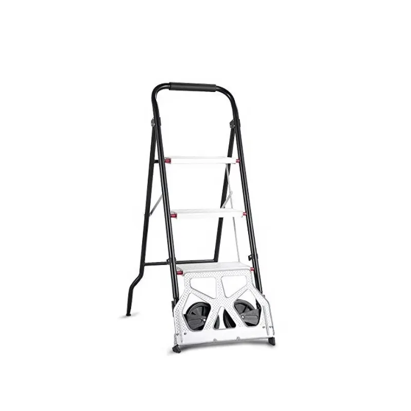 

2 in 1 Foldable Anti-slip Steel Ladder Trolley Multifunction Folding Hand Truck