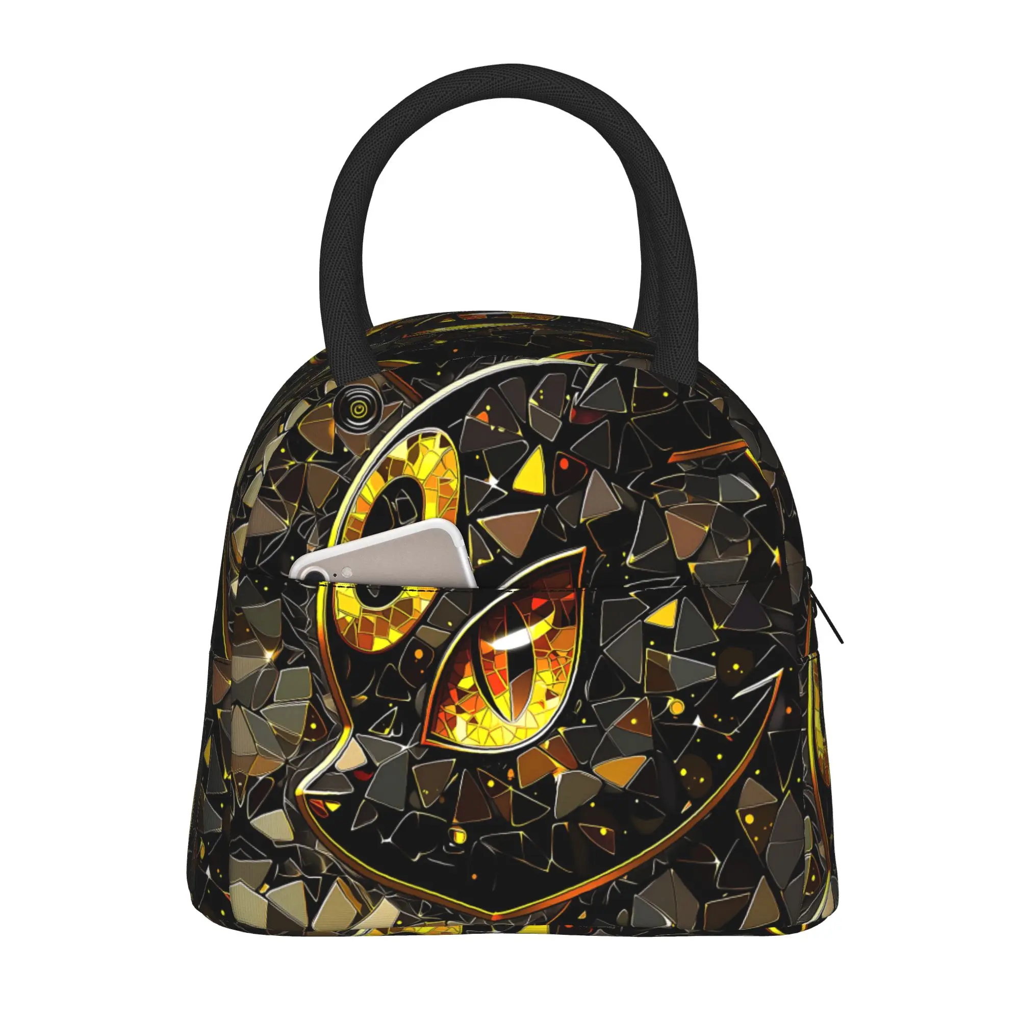Pokemon Eevee  Handbag Insulated Lunch Bag Insulation Bento Pack Rice Bag  bolsa Student Bento Lunch Handbag Insulation