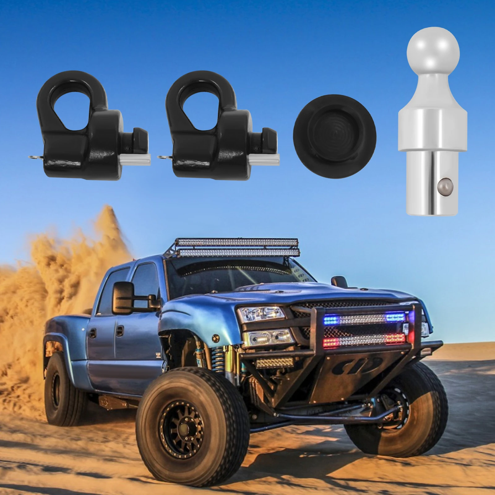 

2-5/16" Ball Gooseneck Kit Ball Gooseneck Kit for 2013-2024 Ford F250 F350 F450 Ball Gooseneck Kit