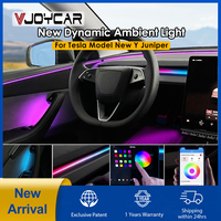 Atmosphere Lighting for Tesla New Model Y Juniper Dynamic Ambient Light Kit Door Breathing Lamp Air-vent Stream Seatback LED