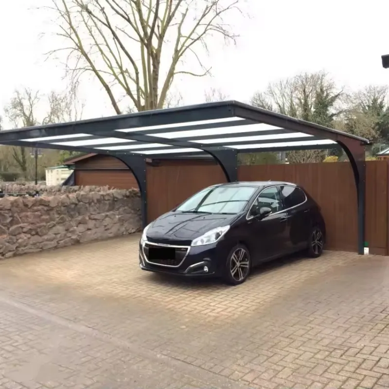 2026 New Outdoor Aluminum Carport Kit Easy DIY Assembly UV Resistant Roof Heavy Duty Weatherproof Anti Corrosion Durable
