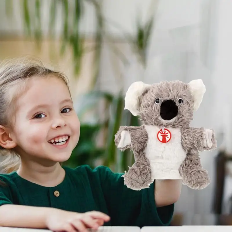 Marionnettes à Main en Forme d'Ours en Forme de Koala pour Homme, Jouet Créatif, Réaliste, Animal, Compagnon de Jeu