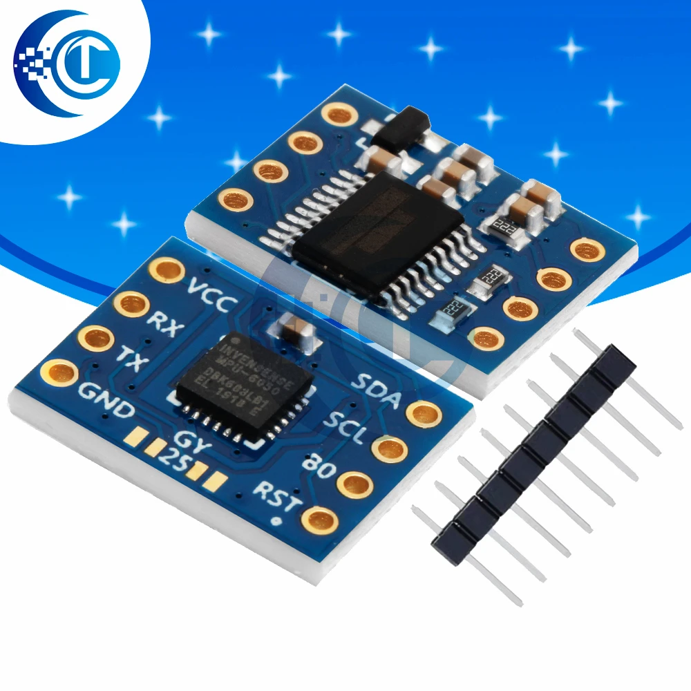 MPU-6050 GY-25 Inclination Sensor Module - Direct Serial Port Angle Data Output for Tilt Measurement