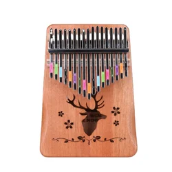 17 Key / 21 Key Kalimba Scale Sticker Thumb Finger Piano Key Note Stickers Tabs For Beginner Music Instrument Accessories