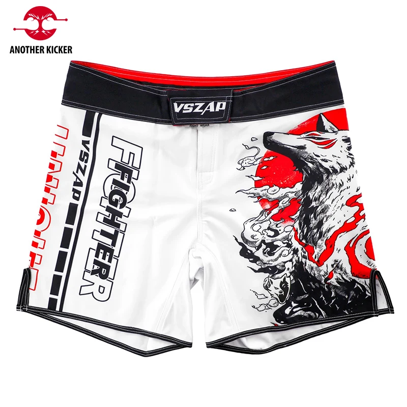 

Шорты для ММА No-Gi BJJ, шорты для джиу-джитсу для мужчин, VSZAP Wolf, сублимированные боксерские кросс-тренировки, кикбоксинг, грэпплинг, спортивные штаны