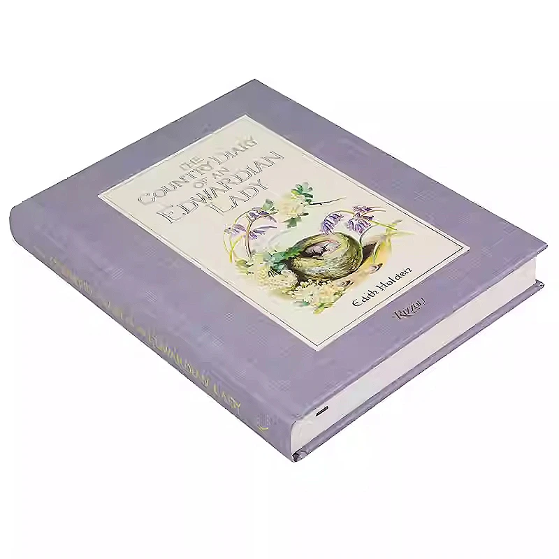 The Country Diary of An Edwardian Lady 1906 Notes Book Original English-language Art Watercolor Painting Book on Plants