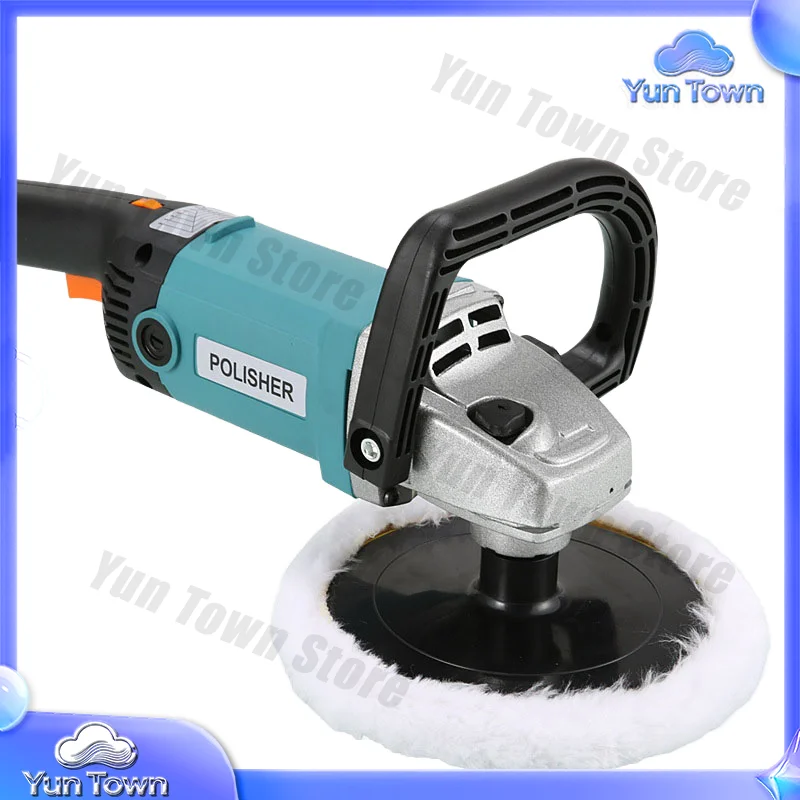 1400W 6-Speed Rotary Electric Polishing Machine for DIY Orbital Car Polisher Marble Tile Floor Waxing Glazing Tool