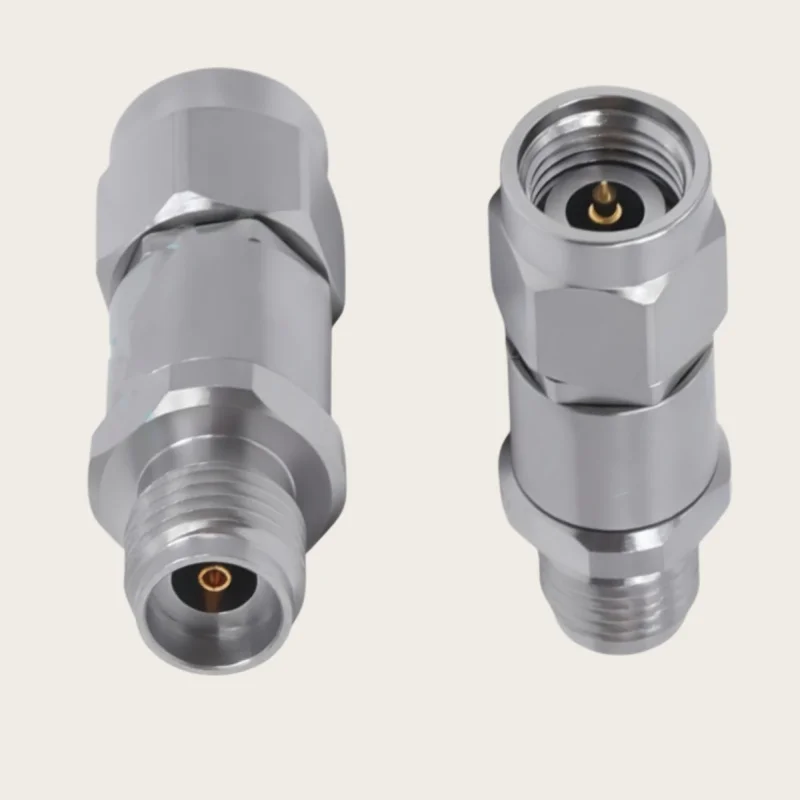 1pcs/lot 2.92MM Male to 2.92MM Female Millimeter Wave Stainless Steel 40G High Frequency Test Adapter  connectors