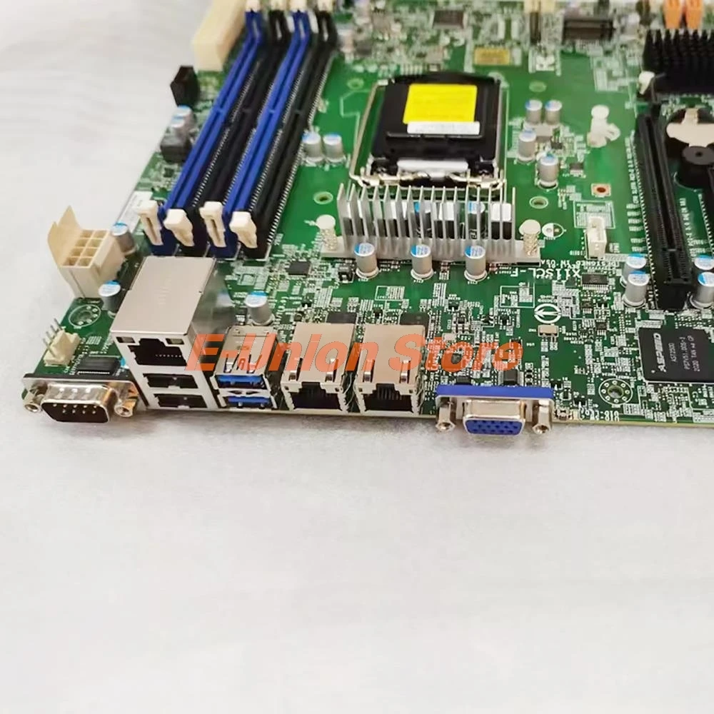 X11SCL-F Server Micro-ATX Motherboard C242 LGA-1151 DDR4 Support 8th/9th Generation Core i3 E-2100 E-2200