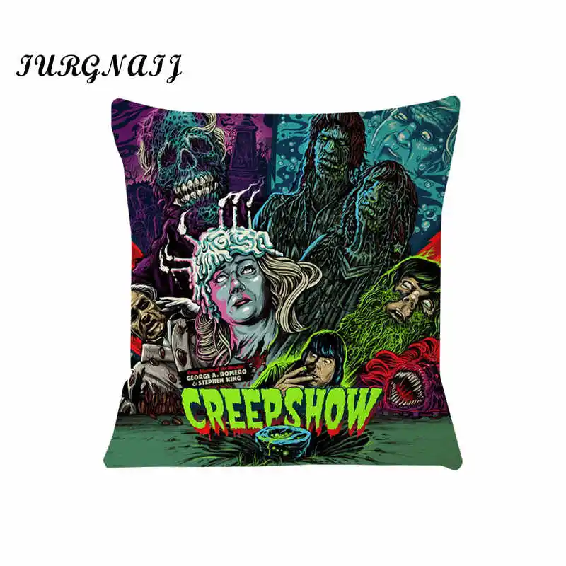 Creepshow Cushion Cover for Sofa Pillow Case Cover Seat Car Throw Pillowcase 45X45cm For Home Decorative SJ-541