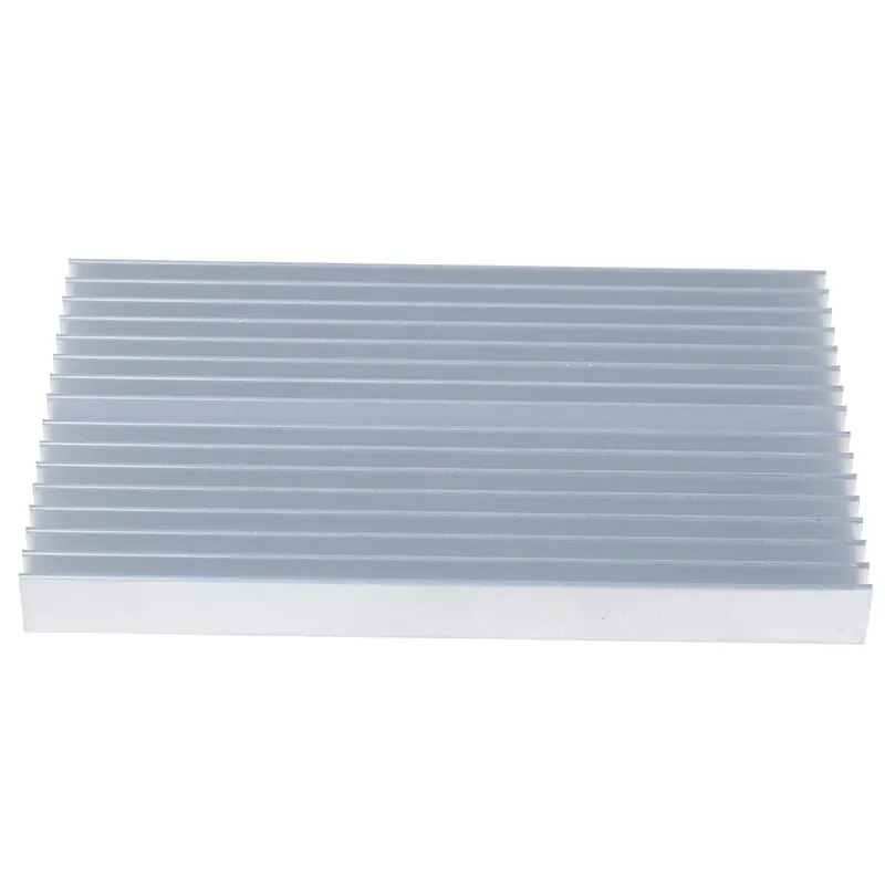 100*60*10mm  DIY Cooler Aluminum Heatsink Grille Shape Radiator Heat Sink Chip For IC LED Power Transistor